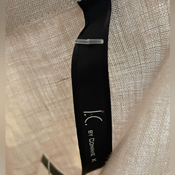 I.C. Collection by Connie K Lagenlook Asymmetrical Hem Tie Pocket Linen Dress - Picture 9 of 10